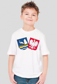 Koszulka chłopięca biała-PW