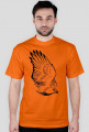 Jastrząb, rysunek - T-shirt