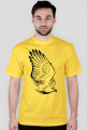 Jastrząb, rysunek - T-shirt