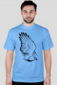 Jastrząb, rysunek - T-shirt