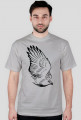 Jastrząb, rysunek - T-shirt