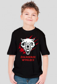 Koszulka chłopięca czarna-Żołnierze Wyklęci