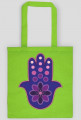 Ręka Fatimy Blue-Violet. Torba bawełniana