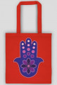 Ręka Fatimy Blue-Violet. Torba bawełniana