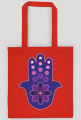 Ręka Fatimy Blue-Violet. Torba bawełniana