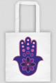Ręka Fatimy Blue-Violet. Torba bawełniana