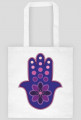 Ręka Fatimy Blue-Violet. Torba bawełniana