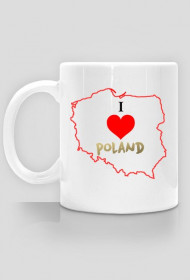 Kubek "I love POLAND"