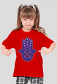 Ręka Fatimy Blue-Violet. Koszulka dziewczęca