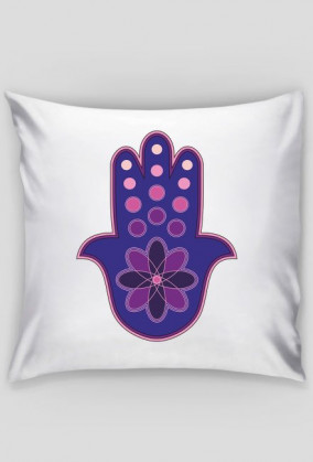 Ręka Fatimy Blue-Violet. Poszewka na poduszkę