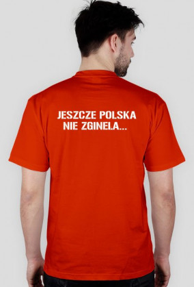 Koszulka męska czerwona-Orzeł
