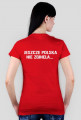 Koszulka damska czerwona-Orzeł