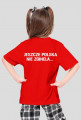Koszulka dziewczęca czerwona-Orzeł