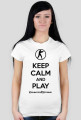 Keep calm CS white f