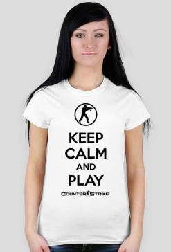 Keep calm CS white f