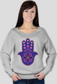 Ręka Fatimy Blue-Violet. Bluza damska
