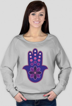 Ręka Fatimy Blue-Violet. Bluza damska