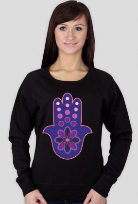 Ręka Fatimy Blue-Violet. Bluza damska