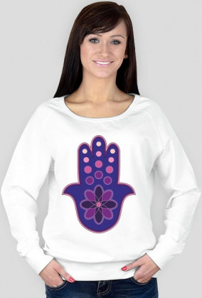 Ręka Fatimy Blue-Violet. Bluza damska
