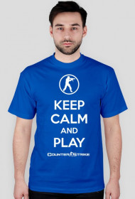 Keep calm blue