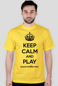 Keep calm yellow