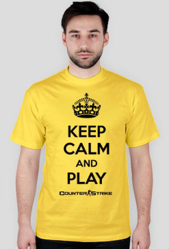 Keep calm yellow