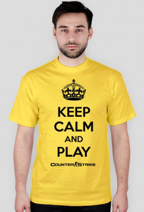 Keep calm yellow