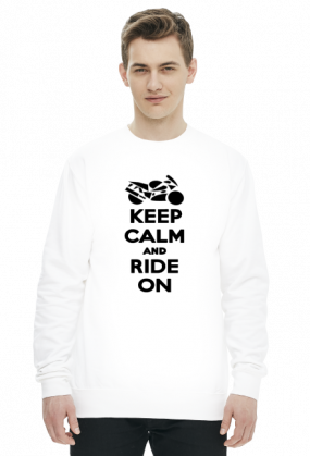 Keep calm and ride on motorbike