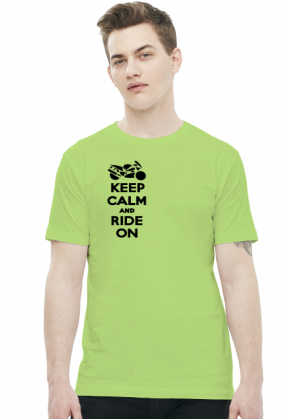 KEEP CALM AND RIDE ON - MOTORBIKE