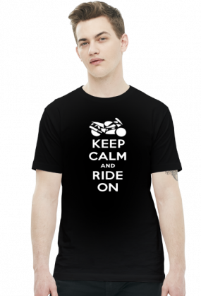 KEEP CALM AND RIDE ON - MOTORBIKE