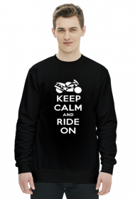 KEEP CALM AND RIDE ON - MOTORBIKE