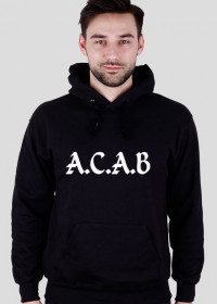 Bluza z kapturem A.C.A.B (czarna)