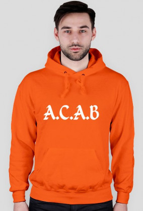 Bluza z kapturem A.C.A.B (czarna)