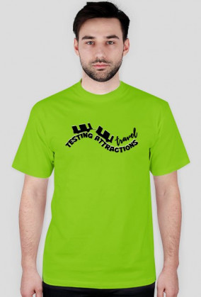 T-Shirt Męski Testing Attractions Travel