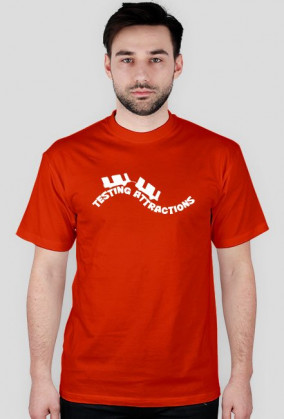 T-Shirt Męski Testing Attractions