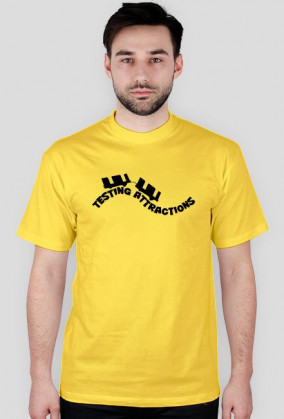T-Shirt Męski Testing Attractions