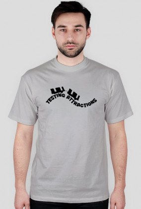 T-Shirt Męski Testing Attractions