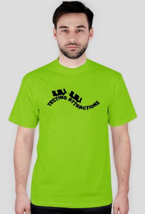 T-Shirt Męski Testing Attractions