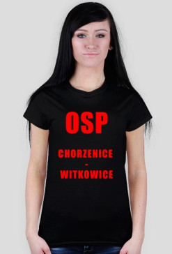 OSP jednostka (przód) czarny,biały