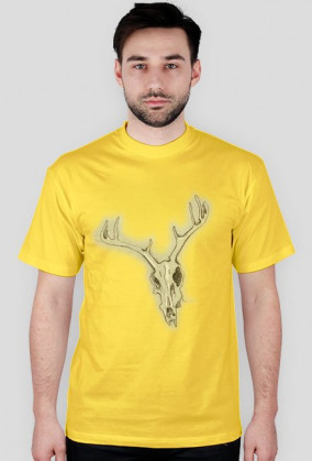 T-shit męski różne kolory - CZASZKA