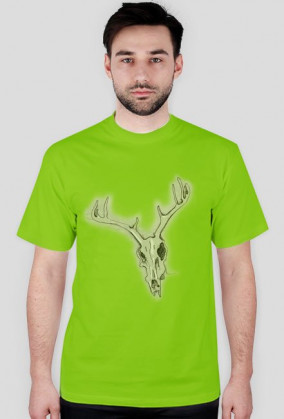 T-shit męski różne kolory - CZASZKA