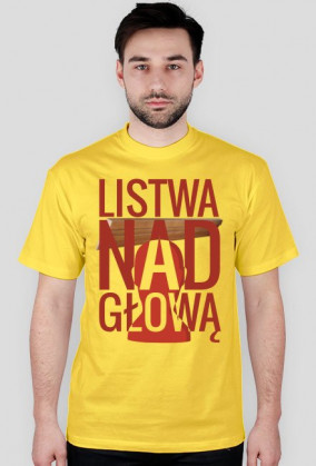 Koszulka męska LISTWeAr Listwa nad głową