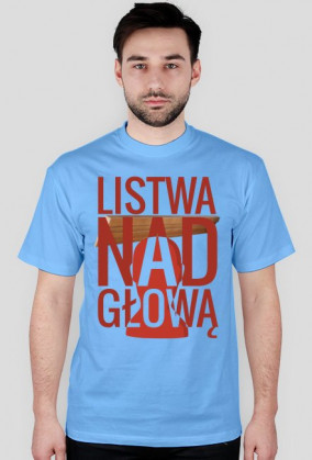Koszulka męska LISTWeAr Listwa nad głową