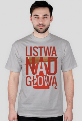 Koszulka męska LISTWeAr Listwa nad głową