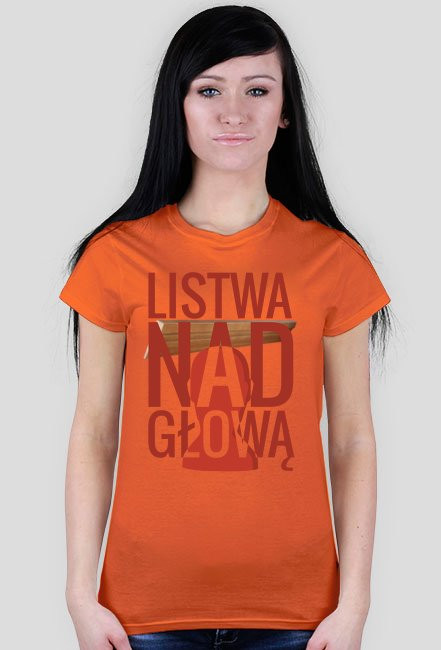 Koszulka damska LISTWeAr Listwa nad głową