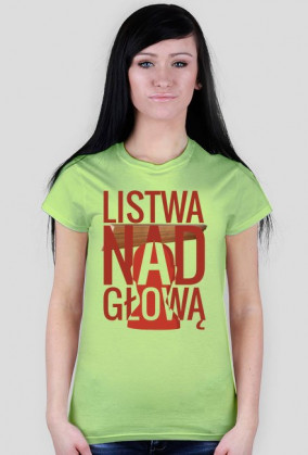 Koszulka damska LISTWeAr Listwa nad głową
