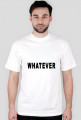 Koszulka męska biała -WHATEVER