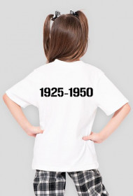 Koszulka dziewczęca biała-REKIN