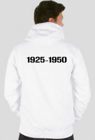 Bluza z kapturem męska biała-REKIN 2