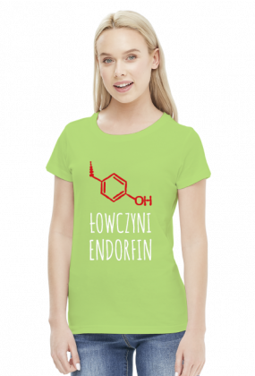 Koszulka damska "Łowczyni endorfin"